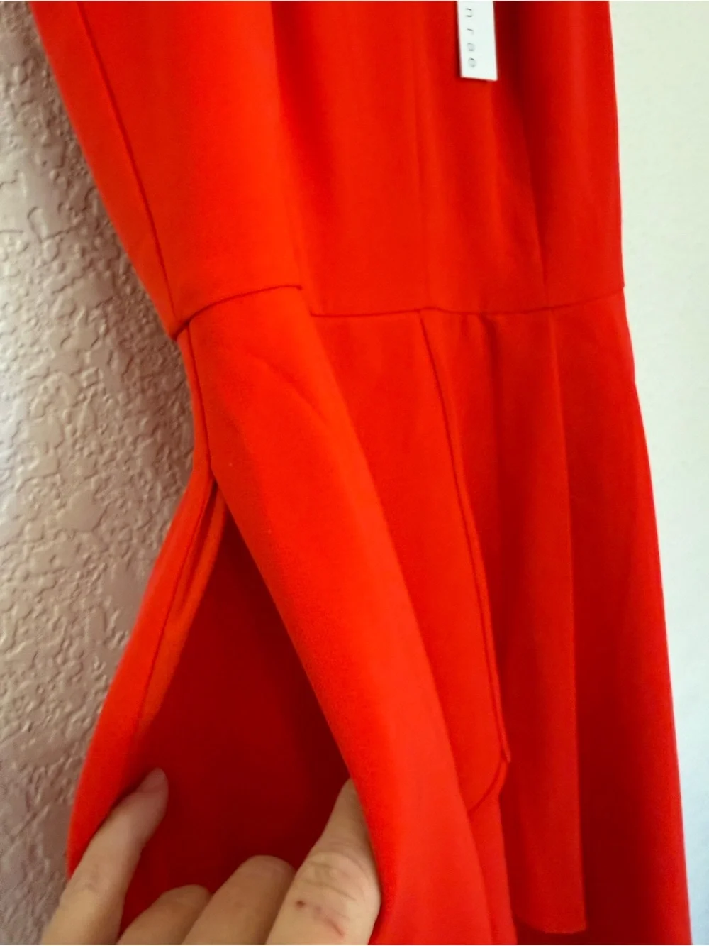 Adelyn Rae‎ | Nordstrom NWT Red Fit & Flare Dress | Side Pockets | Large - Picture 11 of 12